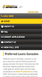 Mobile Screenshot of preferredloansgonzales.com